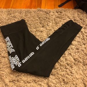 Victoria Secret PINK black leggings